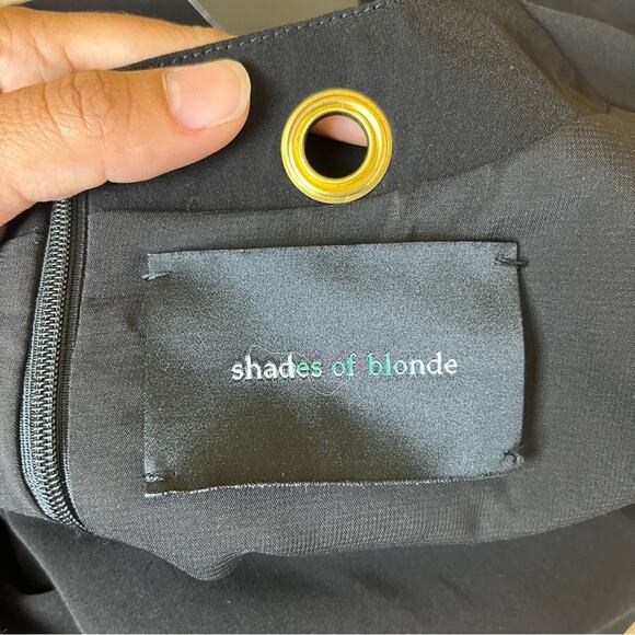 Shades of Blonde Black Grommet Romper - Picture 8 of 9